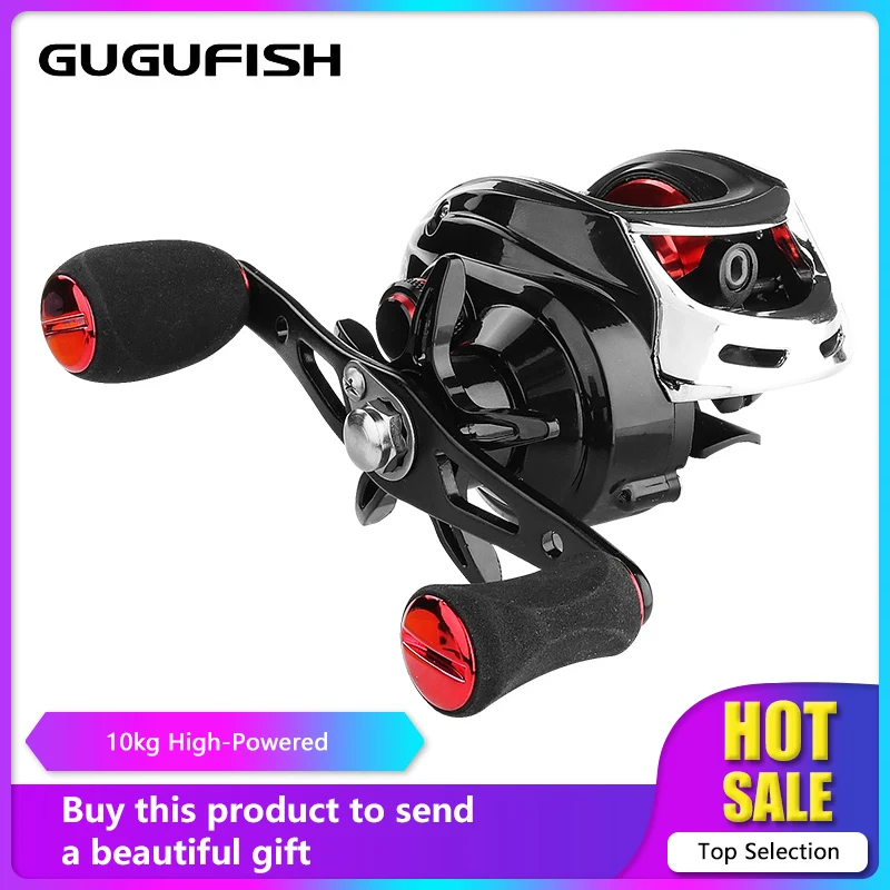 GUGUFISH Рыболовная катушка 10 + 1BB упорные шариковые подшипники для заброса приманки