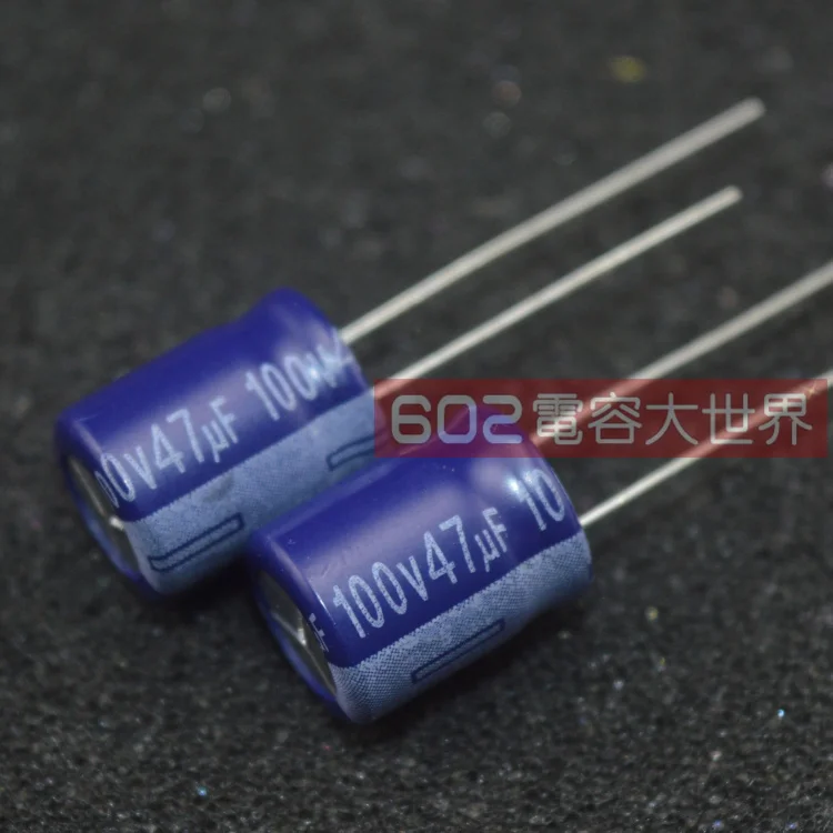 Бесплатная доставка 10 шт./20 шт. электролитический конденсатор AISHI 100 в 47 мкФ Ф 105 12 5