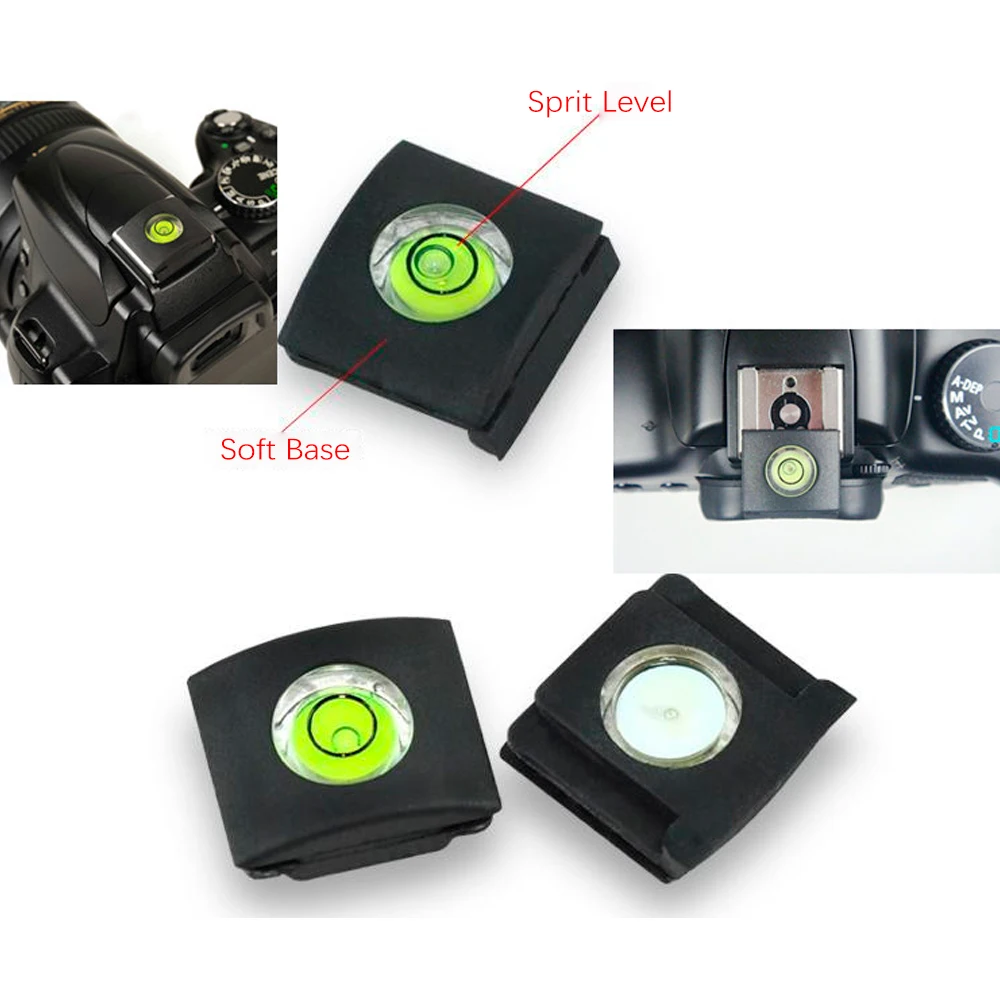 Универсальная защитная крышка Горячий башмак с пузырьковым уровнем для Canon Nikon Fuji