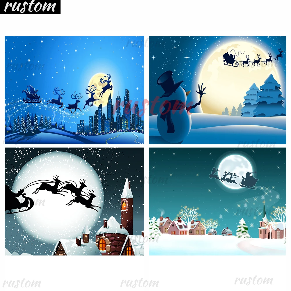 

Rustom DIY Diamond Painting Christmas 5D Full Square/Round Drill Diamond Embroidery Mosaic Decor For Home Winter Holiday Gift