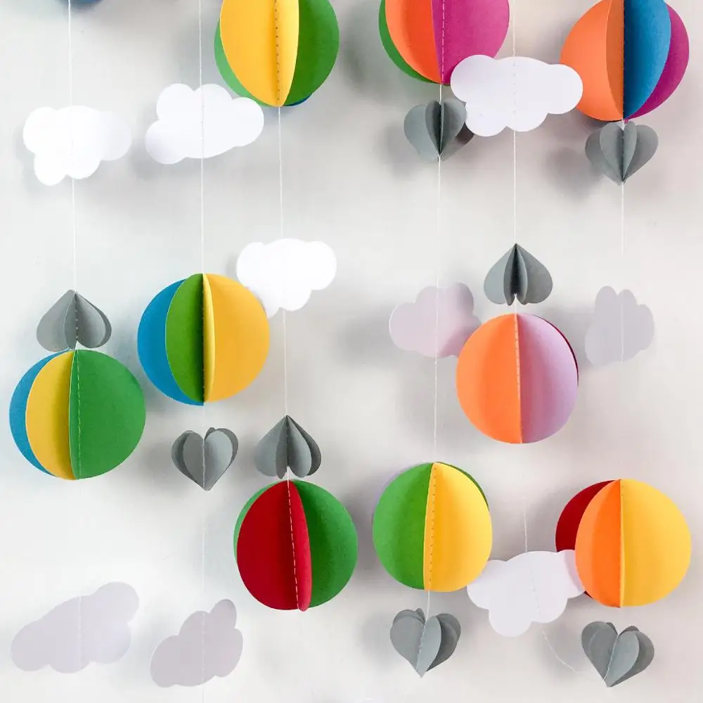 3m Multicolor round 2 м круглая Золотая Серебряная Гирлянда для дня рождения, вечеринки, свадьбы, праздника, украшения дома, подвесной фон - Цвет: 3m Multicolor round