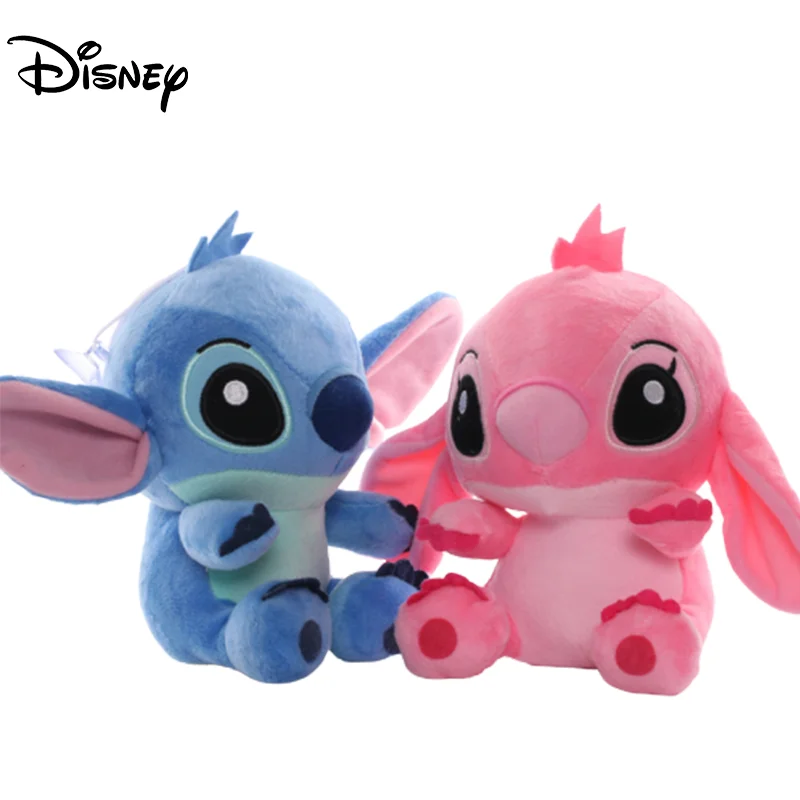 2 шт./компл. 20 см Disney аниме Лило и Стич Мягкие плюшевые игрушки голубого розового