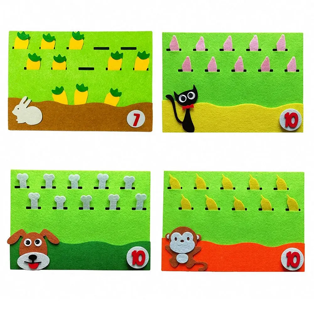 Игрушки Монтессори обучающая игрушка сделай сам тканевая математическая