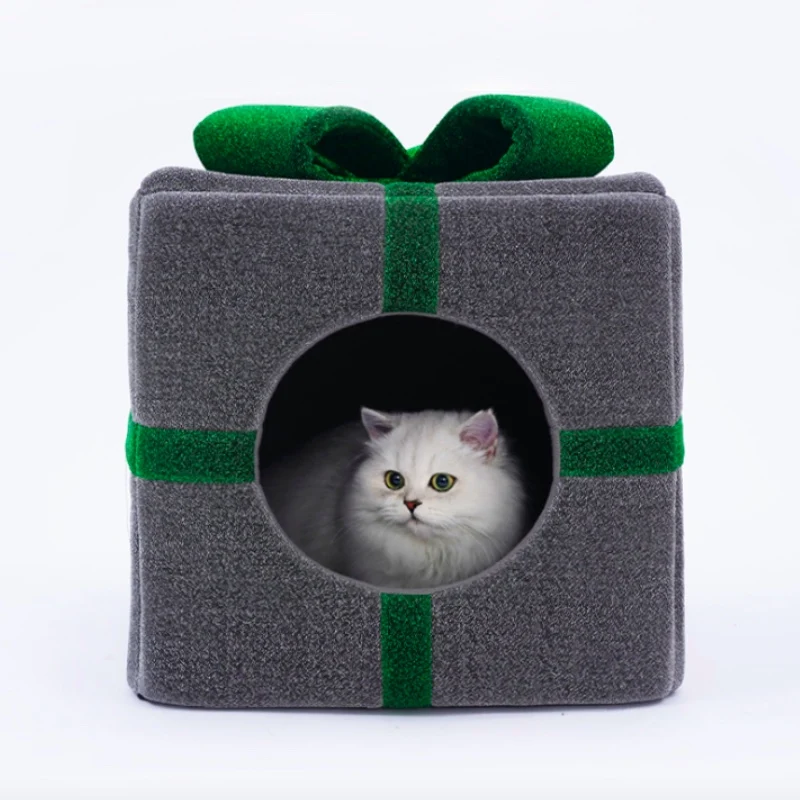 Детская теплая кровать для кошек домик кошки зимнее летнее гнездо домашних
