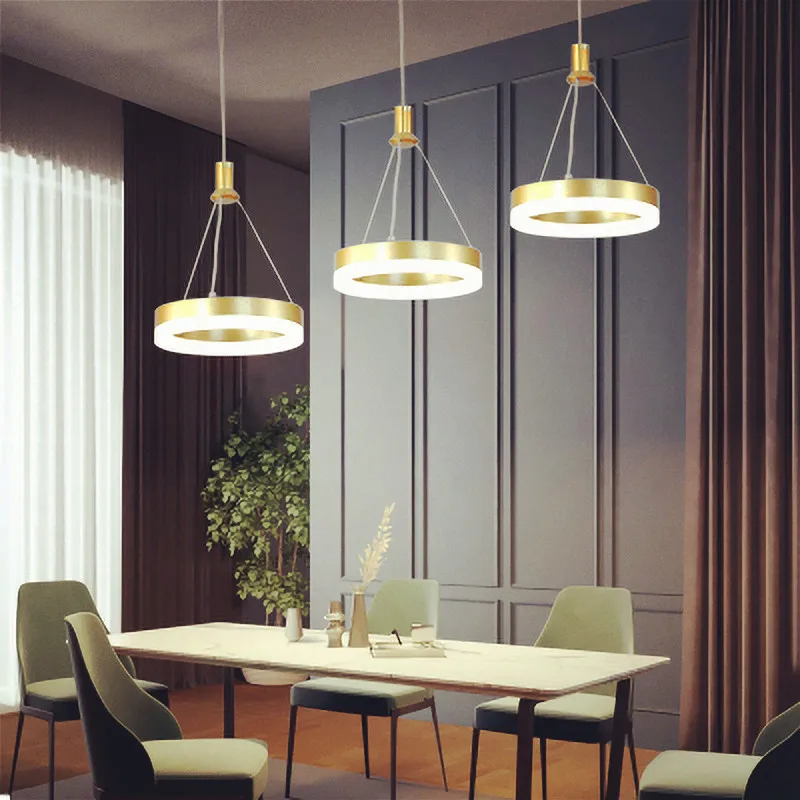 Prezzo Lampada A Sospensione A LED Con Telecomando In Stile Nordico Novità Semplicità Apparecchio Lampada A Sospensione In Acrilico Per Studio Bar Soggiorno Camera Da Letto