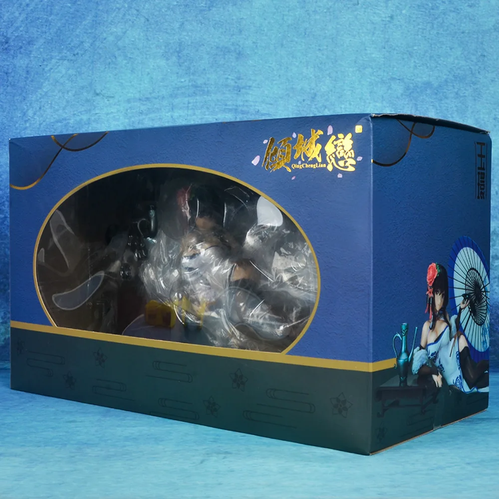 

10cm Chinese Style Beautiful Girl Allure love Yuhuan 1/7 Cheongsam Yang Yuhuan PVC Figure Model Anime Beauty Decoration