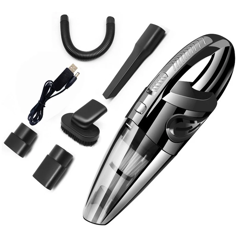 Portable Cordless Handheld Vacuum Strong Suction Powerful USB Rechargeable Lightweight Vac Wet Dry Cleaner | Бытовая техника