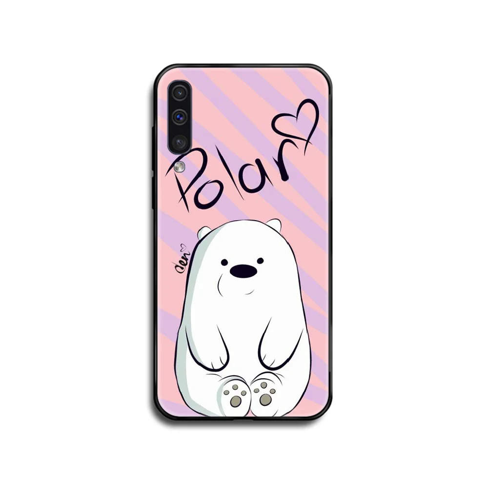 

cartoon Three little bears Phone case cover hull For Samsung Galaxy A C Note 3 4 5 6 7 8 10 20 40 50 70 E S Plus Pro black