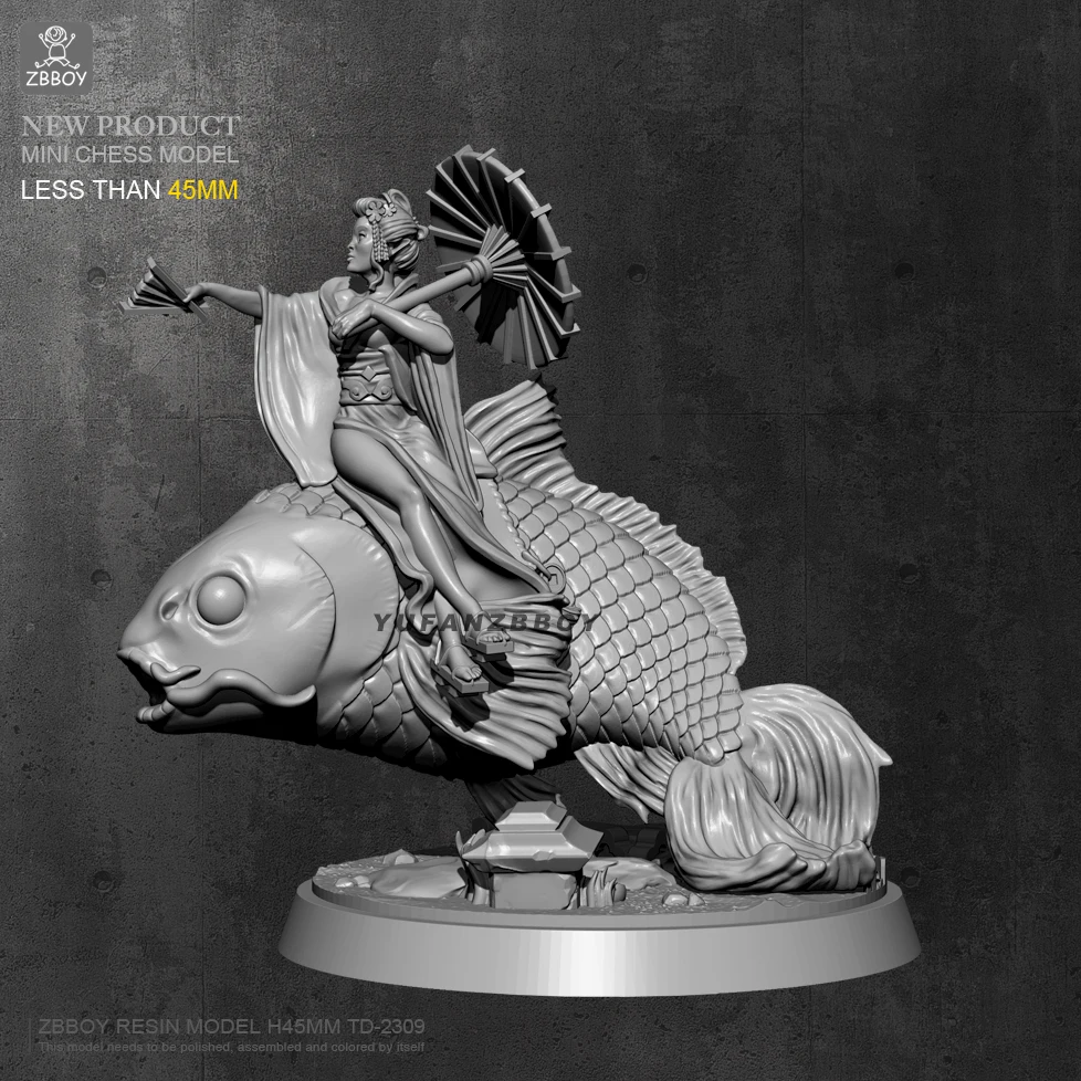 

45mm Resin model kits figure colorless and self-assembled TD-2309