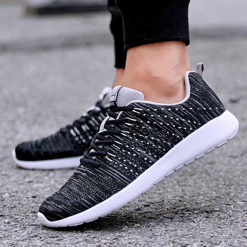 2019 Hot Sneakers Men Running Shoes Breathable Casual Unisex Walking zapatos hombre Big Size 38-46 | Обувь
