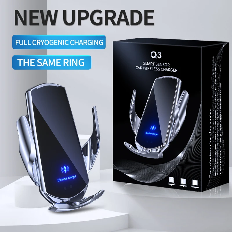 

Automatic Fast Car Wireless Charger forSamsung S20 S10 foriphone 11 pro 11 XS MAX Magnetic USB Charge Holder Universal for Phone