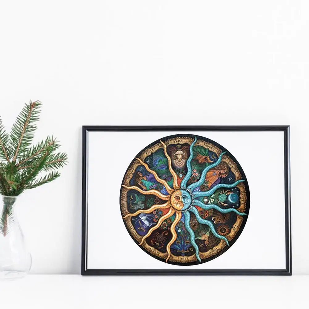 

Jigsaw Puzzles 1000 Pieces Puzzle Planet Round Educational Jigsaw Puzzle Adult Kids DIY Educational Toy Jigsaw Puzzle