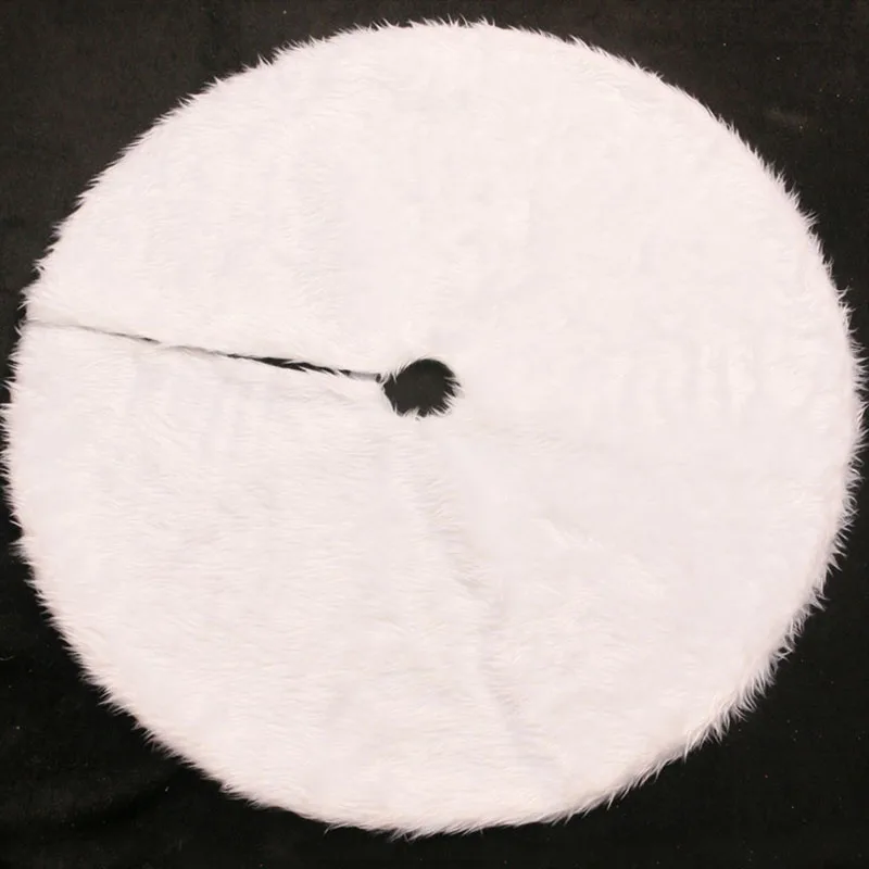 90 см новогодняя елка юбка чисто белые украшения для дома длинные меховые