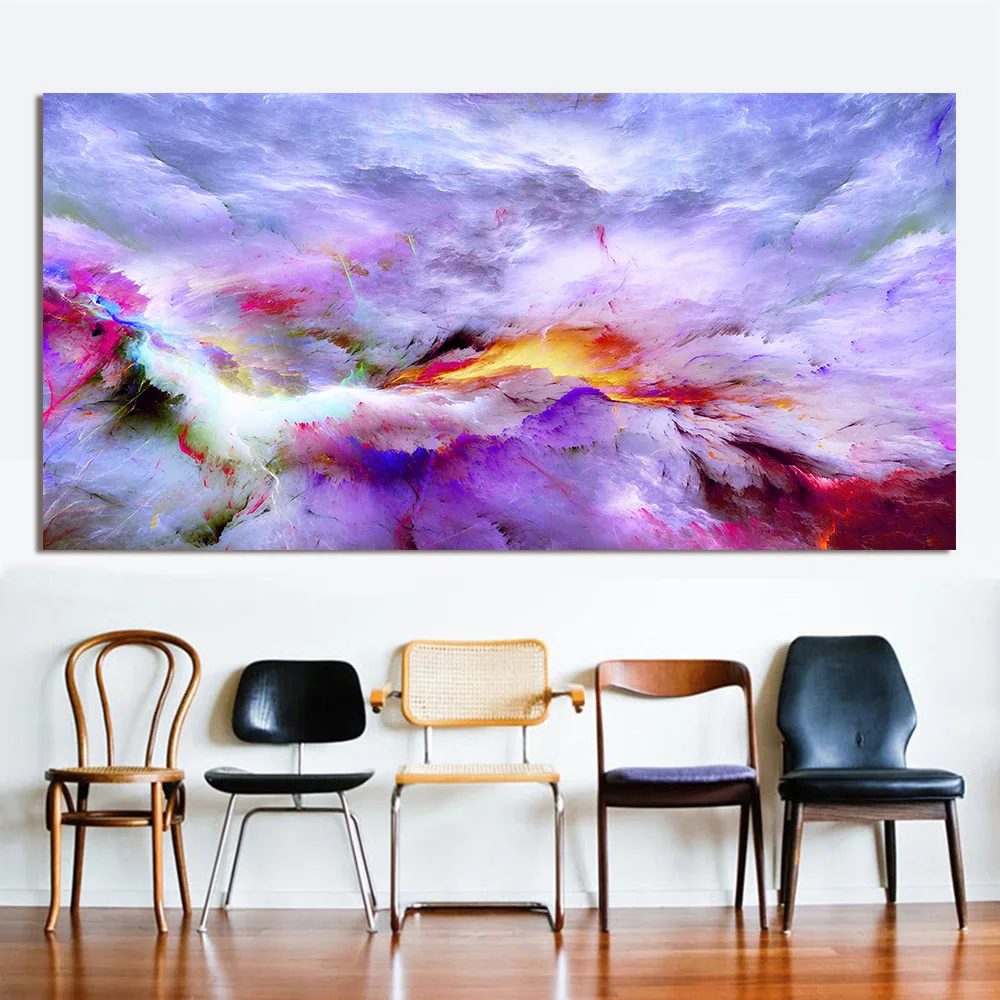Украшение для дома гостиной искусство спрей картина холст одна абстрактная