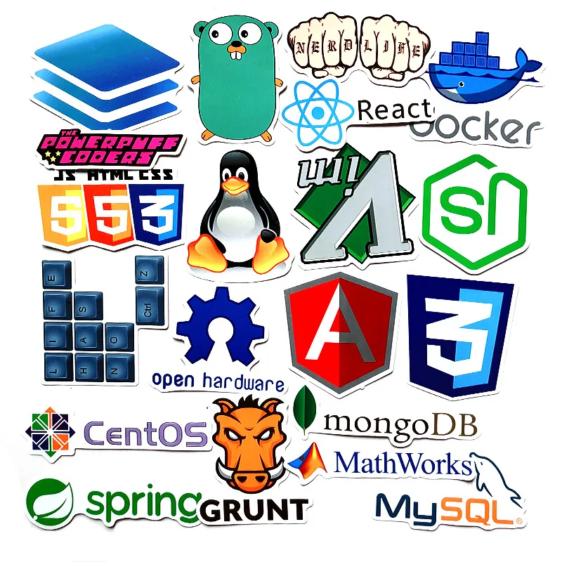 100 шт интернет программистов код java c++ забавные наклейки наклейка для ноутбука автомобиля велосипед мотоцикл ноутбук ПВХ водоотталкивающая наклейка