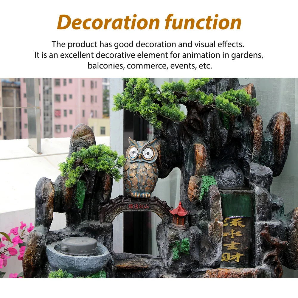 

Owl Statue Solar Light Automatically Robust High Quality Waterproof Solar Shape Lamp Decorative Landscape For Outdoor Path