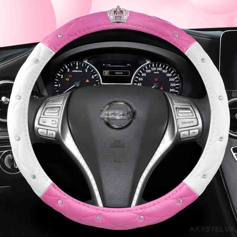 

Из искусственной кожи чехол рулевого колеса автомобиля для Nissan Qashqai Juke первоклассная версия Almera Terrano Kicks March Murano 350z Terrano NV200