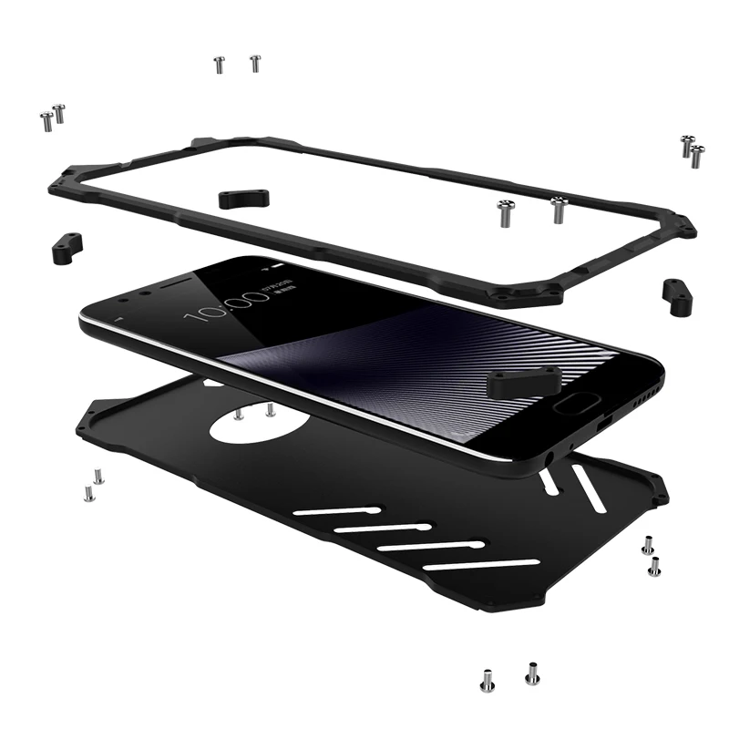 Чехол для Apple IPhone X XS MAX XR 5C 5Se 6s 7 8 Plus Роскошный Алюминиевый металлический бампер с