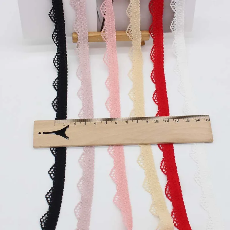 

Meetee 21/42 м 15 мм нейлоновая эластичная кружевная отделка, украшение для нижнего белья, сетчатые кружева, эластичная лента, «сделай сам», аксесс...