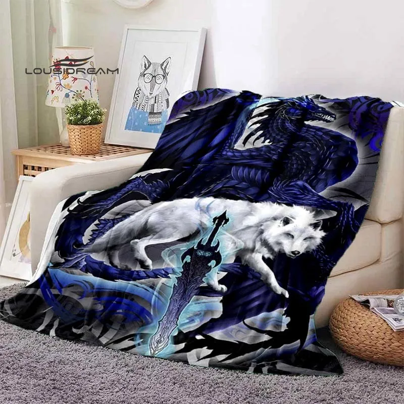 Fashion Fluffy Blanket Soft And Comfortable Sofa Air Conditi