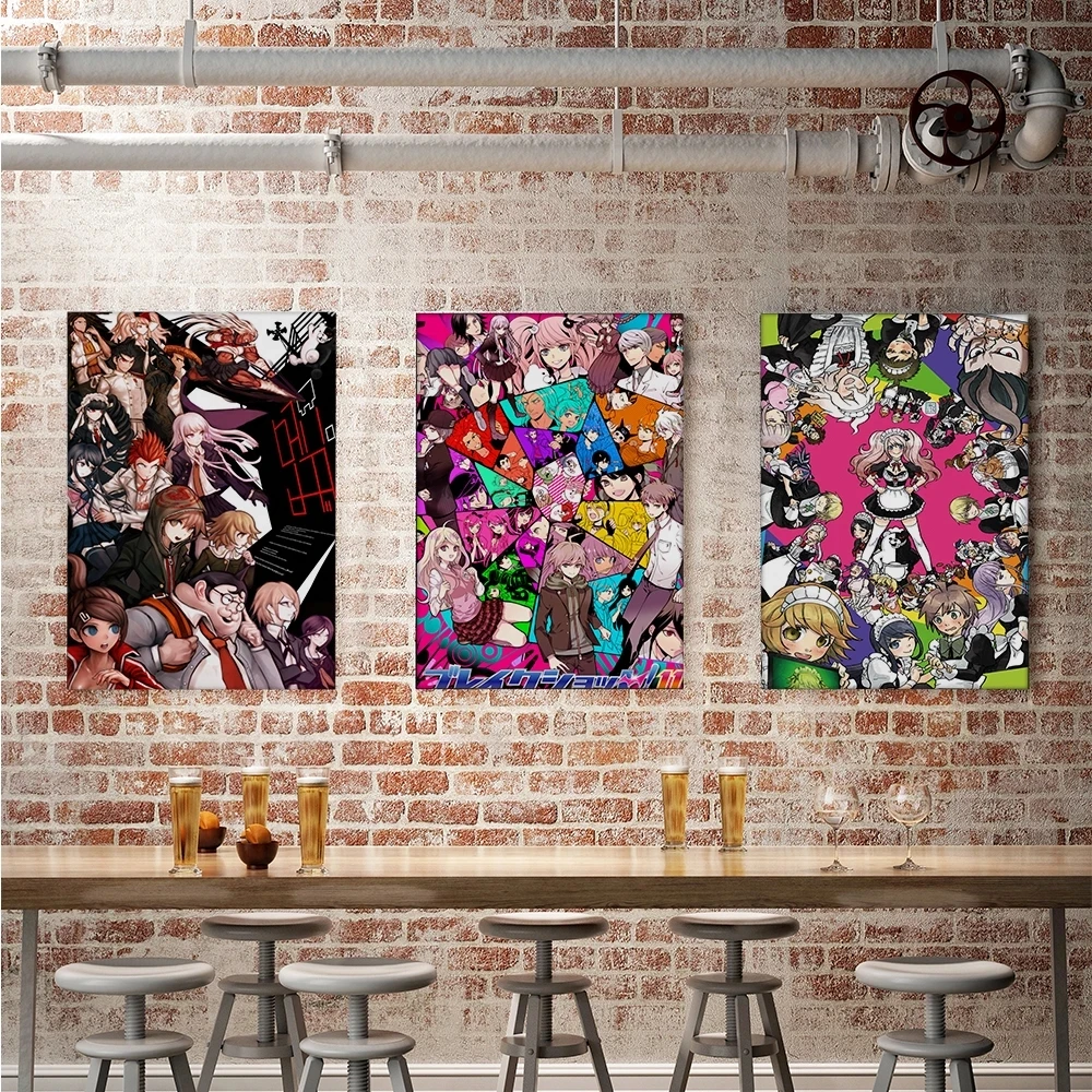 

Hd Prints Anime Danganronp Character Anime Home Decor Pictures Wall Artwork Modular Poster Painting Canvas Living Room No Framed