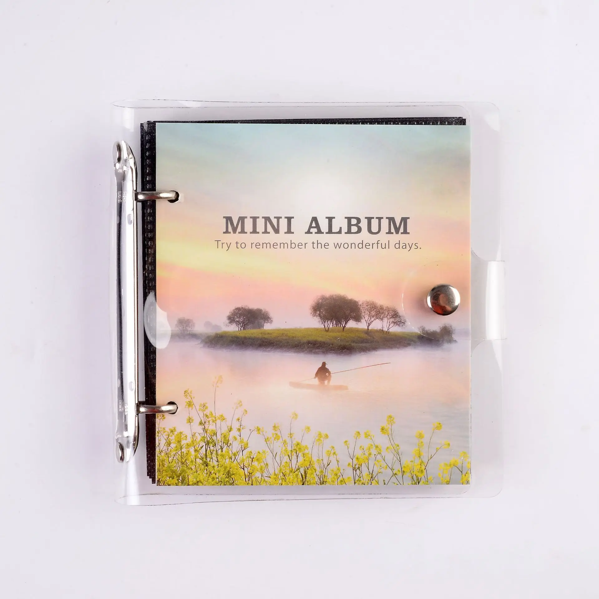 100 карманов 3 дюйма мини-пленка фото бумага альбом памятная книга для Fujifilm Instax Mini 8 9 Polaroid фильм имя держатель для карт - Цвет: Landscape