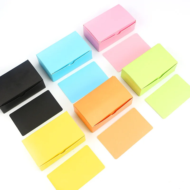 100 шт./лот цветная открытка с надписью Классическая пустая поздравительная из