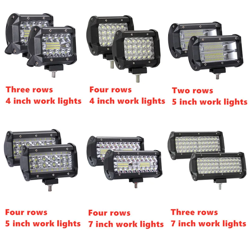 

Automobile Led Working Lamp 84w High Brightness off-road Vehicle Roof Lamp Maintenance Automobile Refitting Front Bar Spotlight