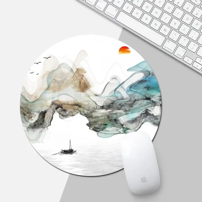 

Chinese Abstract Art Gamer Speed Mice Small Rubber Mouse pad Desk Protect Game Officework Mat Non-slip Laptop Cushion mousepad