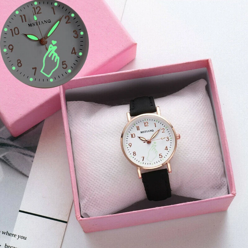 Женские мужские модные часы новые из нержавеющей стали повседневные светящиеся