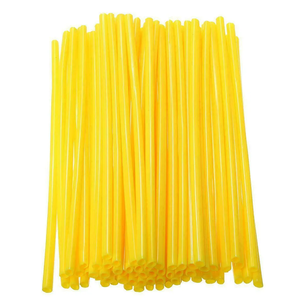 

72Pcs 24CM/17CM Bike Motorcycle Dirt Decoration Motocross Wheel Spoke Wraps Rims Skins Protector Covers Decor 9 Colors
