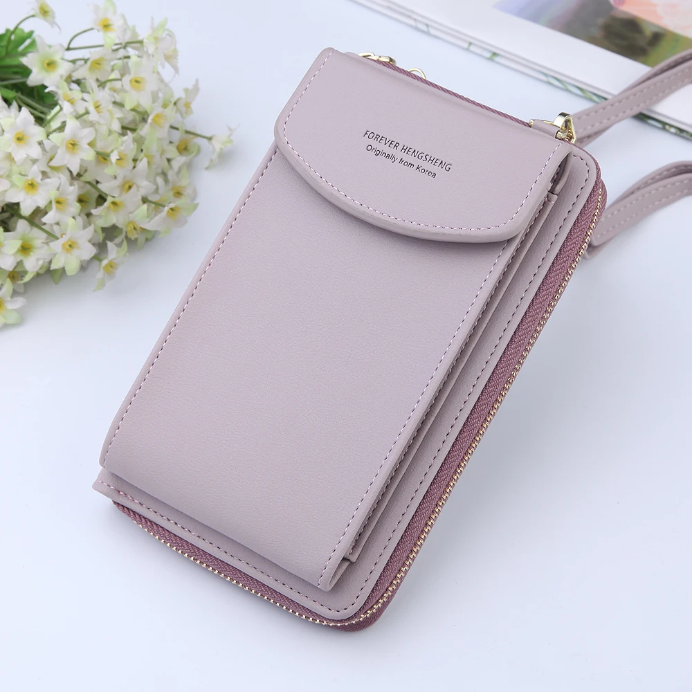 

2021 Women Wallet Famous Brand Cell Phone Bags Big Card Holders Handbag Purse Clutch Messenger Shoulder Long Straps Dropshipping