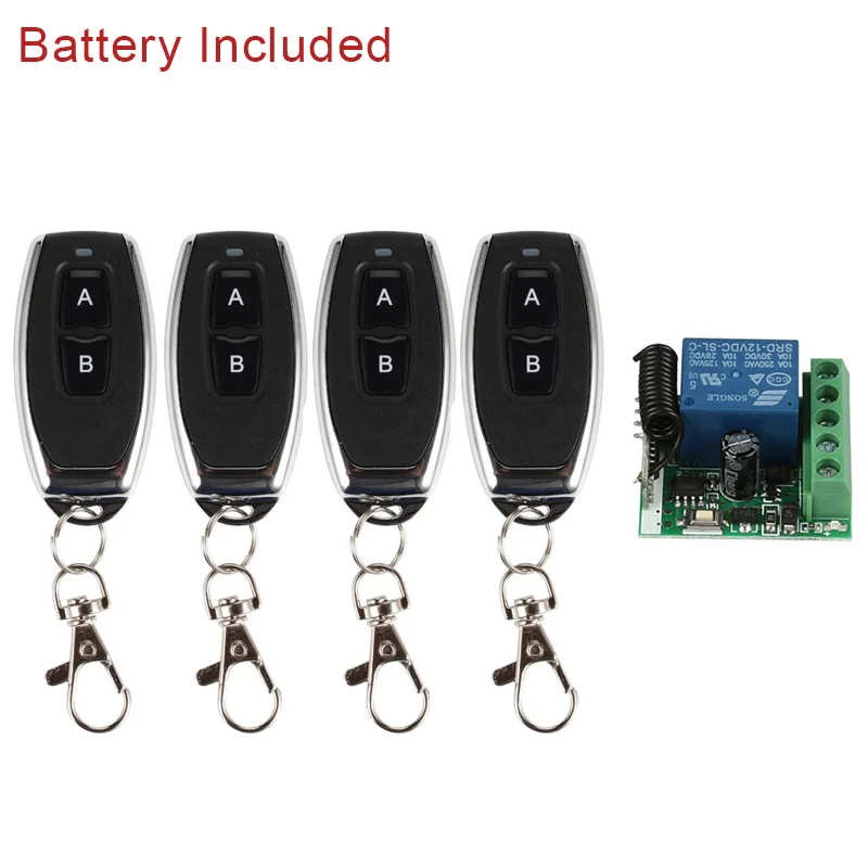 Универсальный беспроводной пульт дистанционного управления 433 МГц 12 в пост. Тока