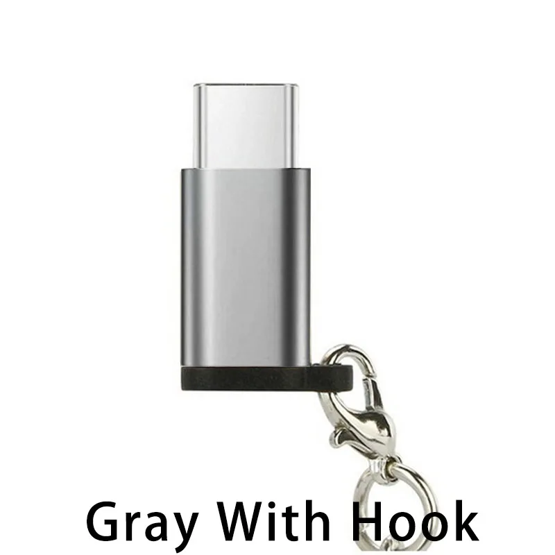 05 Брелок Тип usb C кабель-переходник «папа»-Micro USB переходник с внутренней резьбой Тип usb-C Поддержка OTG usb флэш накопитель для Xiaomi 4C/LeTV/huawei/htc Oneplus планшетный компьютер LG - Цвет: 05