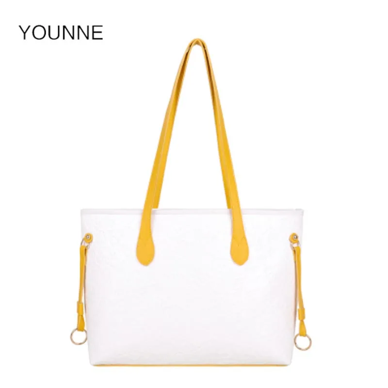 

Younne сумки для женщин 2021 вместительная сумка модная простая атмосферная сумка для поездок сумка на одно плечо сумка-тоут дизайнерская сумка