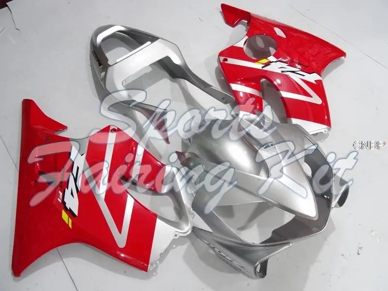 Обтекатель для CBR 600 2001 - 2003 Красный Серебряный корпус комплекты CBR600 F4i обтекатели