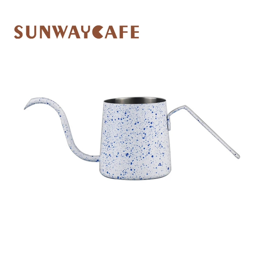 250/350 мл длинный узкий носик кофейник гусиная шея чайник нержавеющая сталь ручной