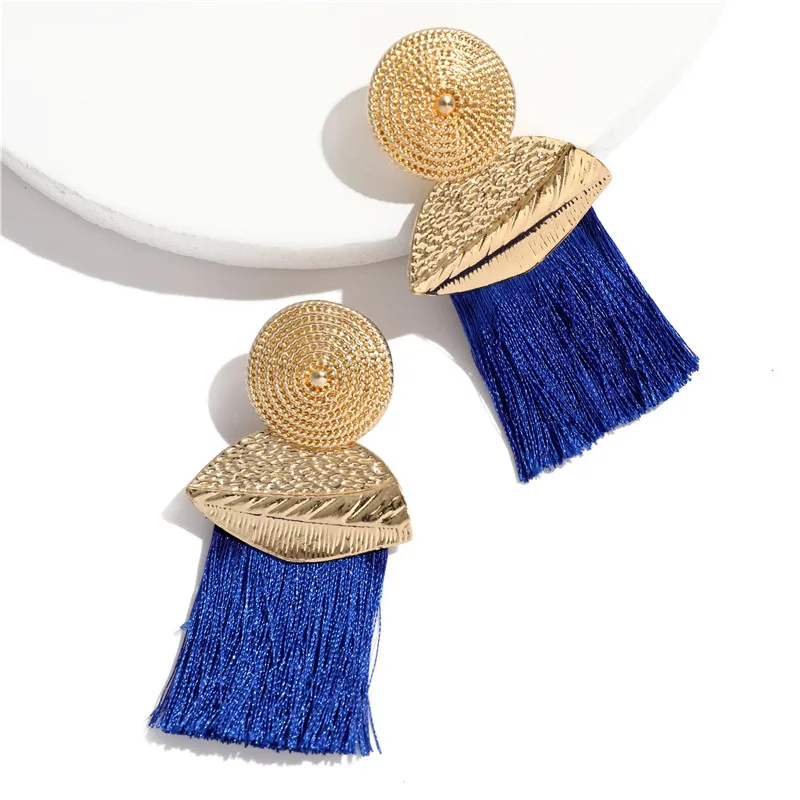 ONEVAN Bohemian Handmade Earrings For Women Boho Style Woman Tassel Earring Female Jewelry Bridal Fringed Vintage Long Earrinngs | Украшения