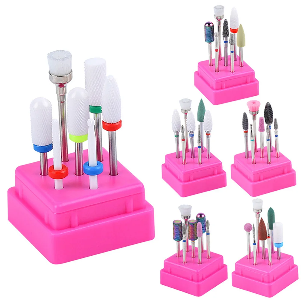 

Pedicure Milling Polishing With Shank Salon Ceramic Multifunctional Drill Bits Set Gel Clean Nail Art Professional Manicure