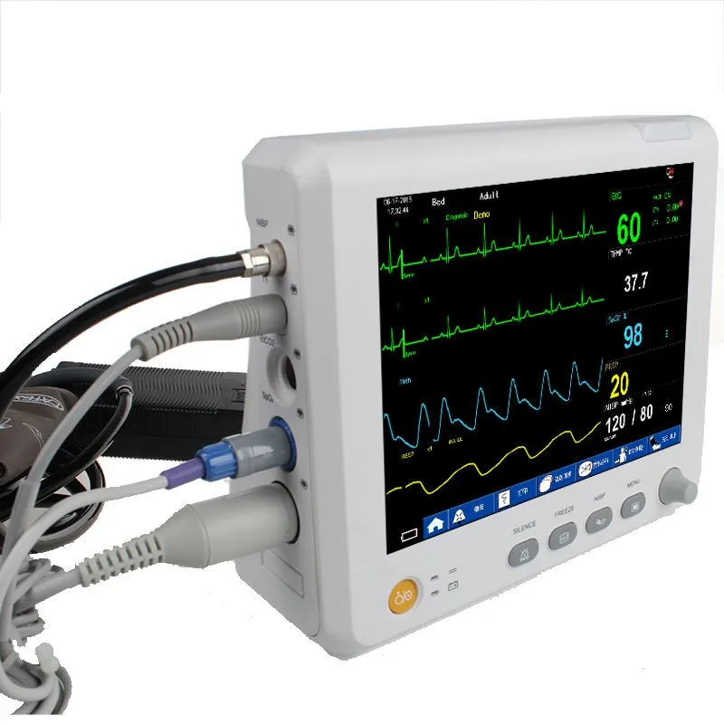 M8 ICU модульный монитор пациента параметры NIBP, Spo2, PR, ECG, RESP, TEMP