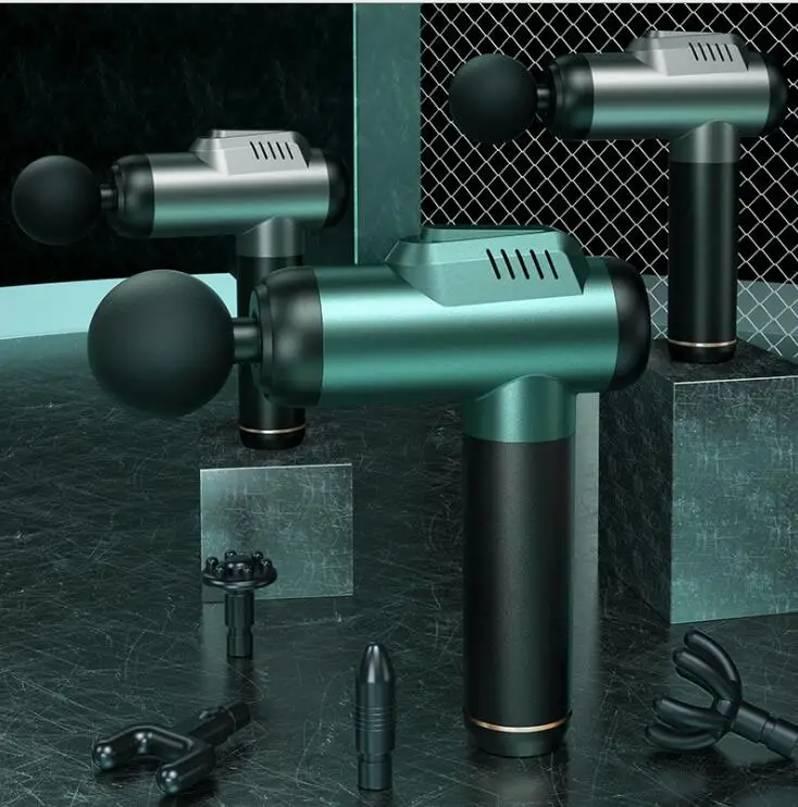 

Fascia gun, fitness electric shock gun, muscle relaxer, new massager, soothing vibration, factory direct supply