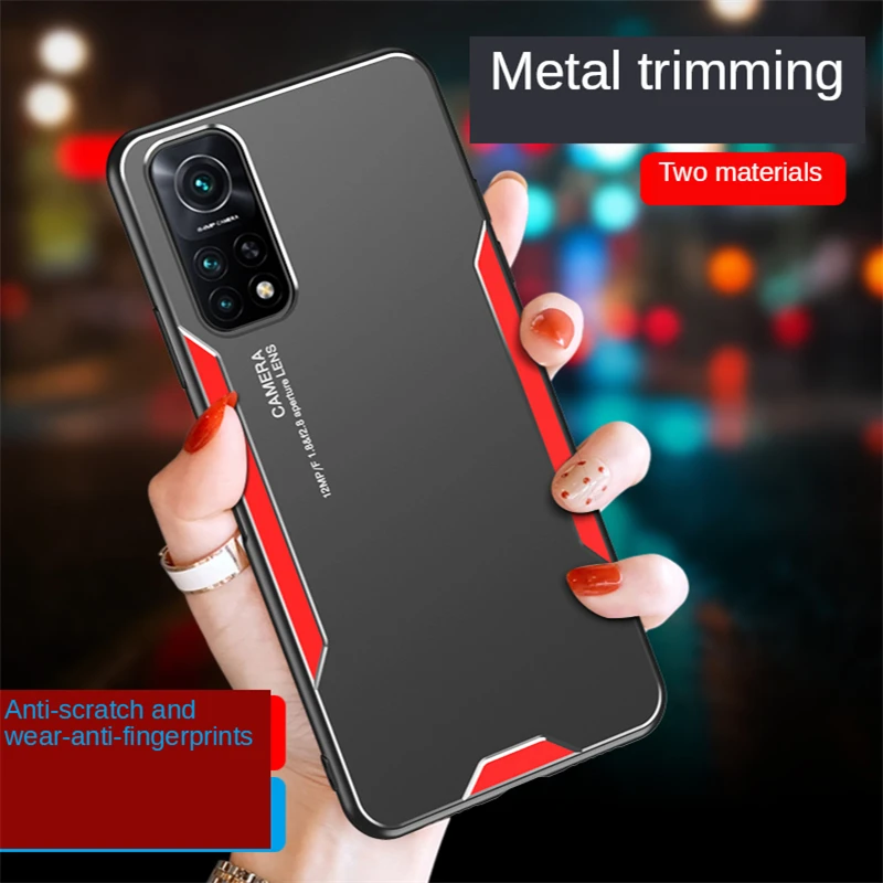 Противоударный чехол для Xiaomi Mi 10T Pro Note 10 Lite Redmi K30s K30 Ultra из алюминиевого сплава |