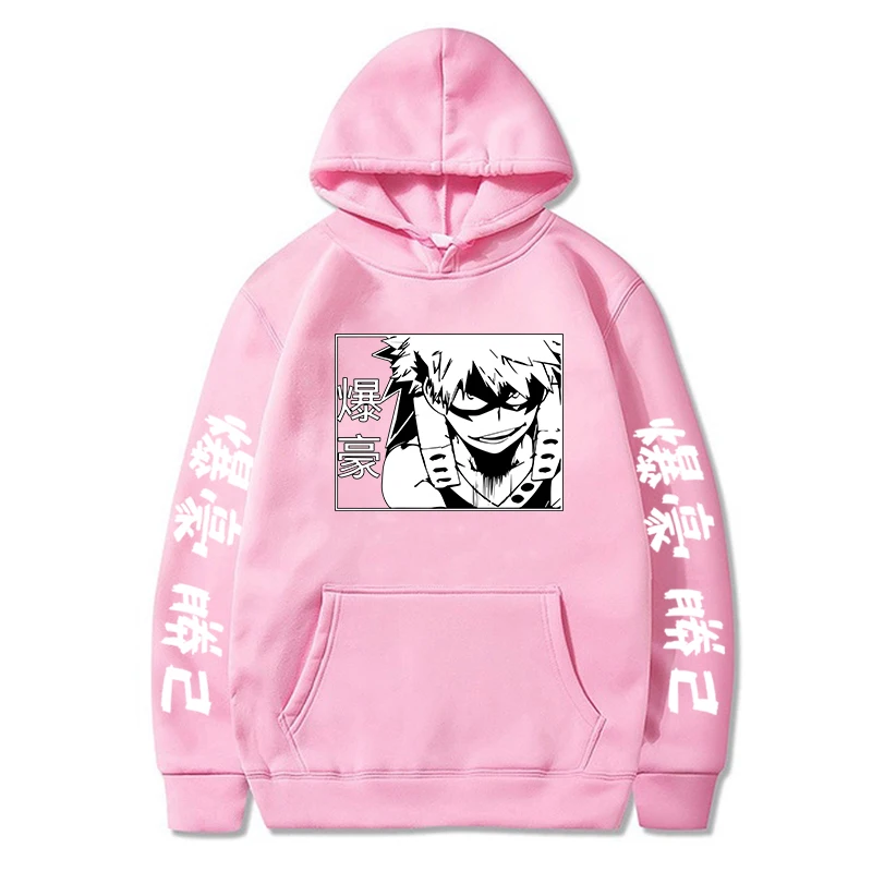 

My Hero Academia Hoodies Unisex Casual Fashion Sweatshirts Hip Hop Japan Anime Loose Creativity Streetwear Pullovers Tops