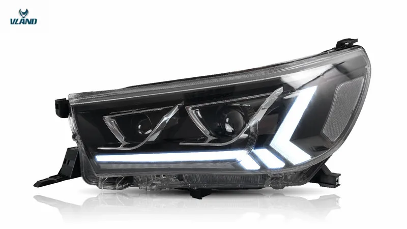 Vland factory for car headlight for Hilux headlight full led for Revo head lamp