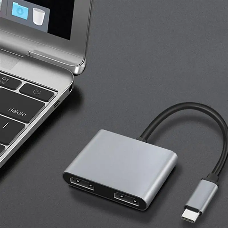 

Durable Type C 4K USB C to Dual 4 in 1 Phone Computer Converter Dock Station
