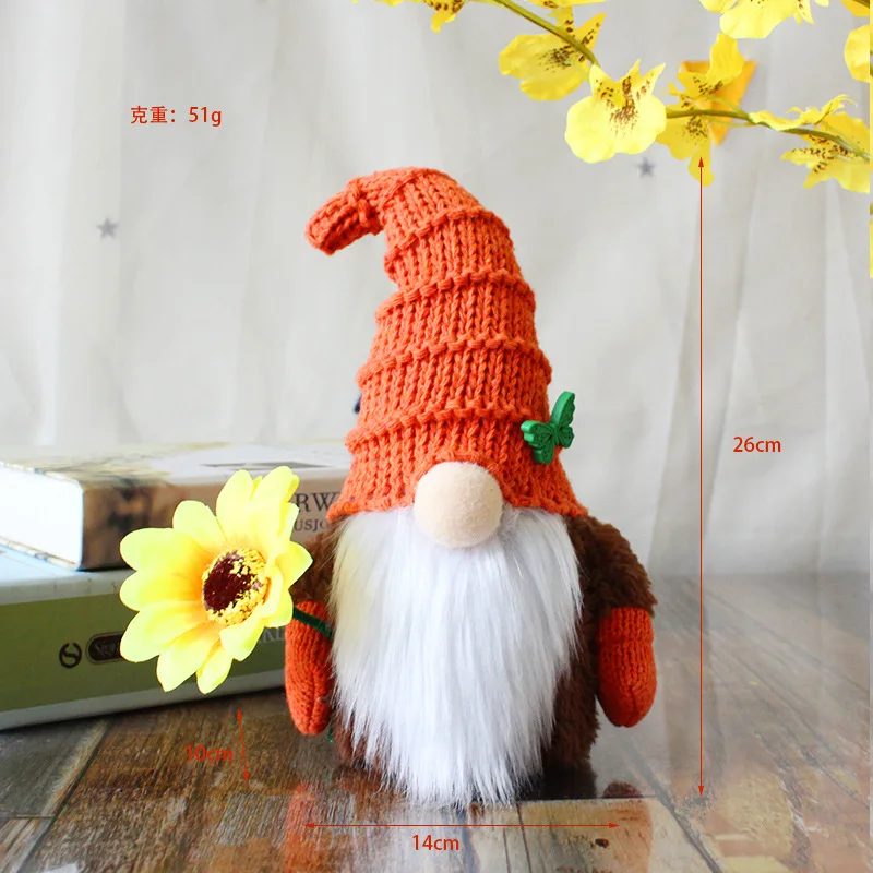 

Colorful Harvest Festival Face Doll Cute Plush Forest Doll Decoration Mall Festival Decoration