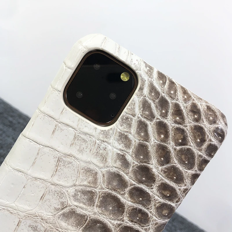 Чехол из натуральной крокодиловой кожи живота для iPhone 11 Pro Max настоящий чехол из натуральной кожи аллигатора Кайман для iPhone11