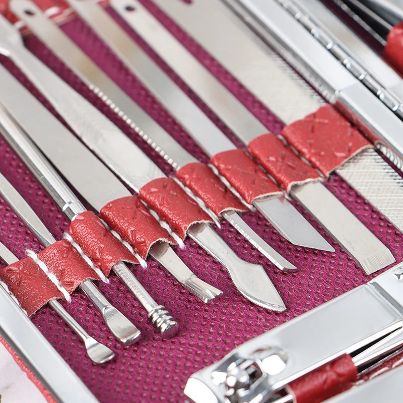 

19 шт. Маникюрные щипчики для ногтей набор из быстрорежущей инструментальной стали бытовой Нержавеющая сталь ухочистка комплект ножниц для...