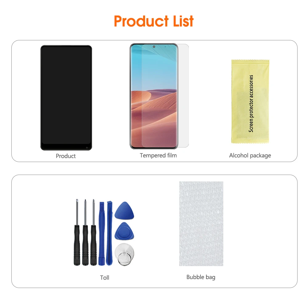 6 4 ''MIX Lcd для Xiaomi Mi Mix ЖК дисплей сенсорный экран дигитайзер в сборе Замена 1