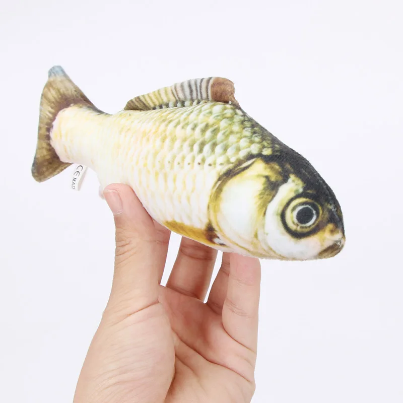 Милый плюшевый креативный 3D Карп Рыба Форма кошка игрушка Моделирование рыбы